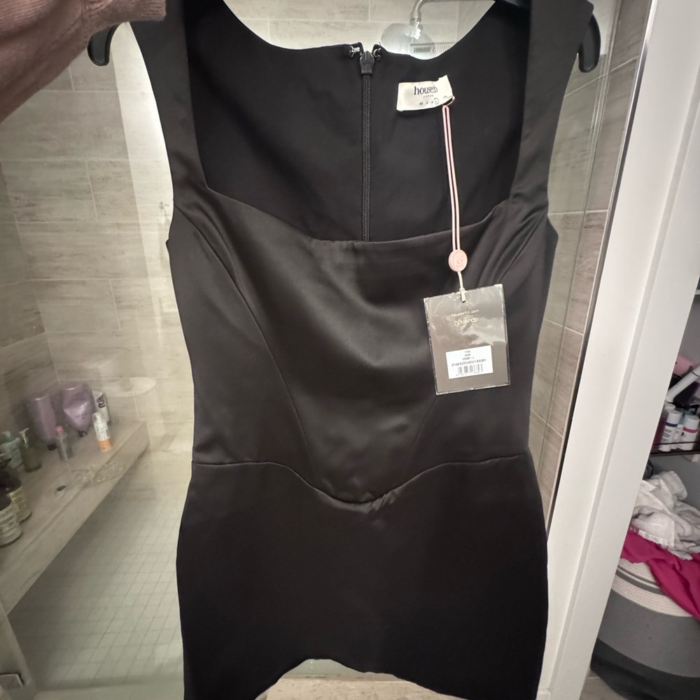 House of CB Enya Black Corset Mini Dress - Picture 6 of 10